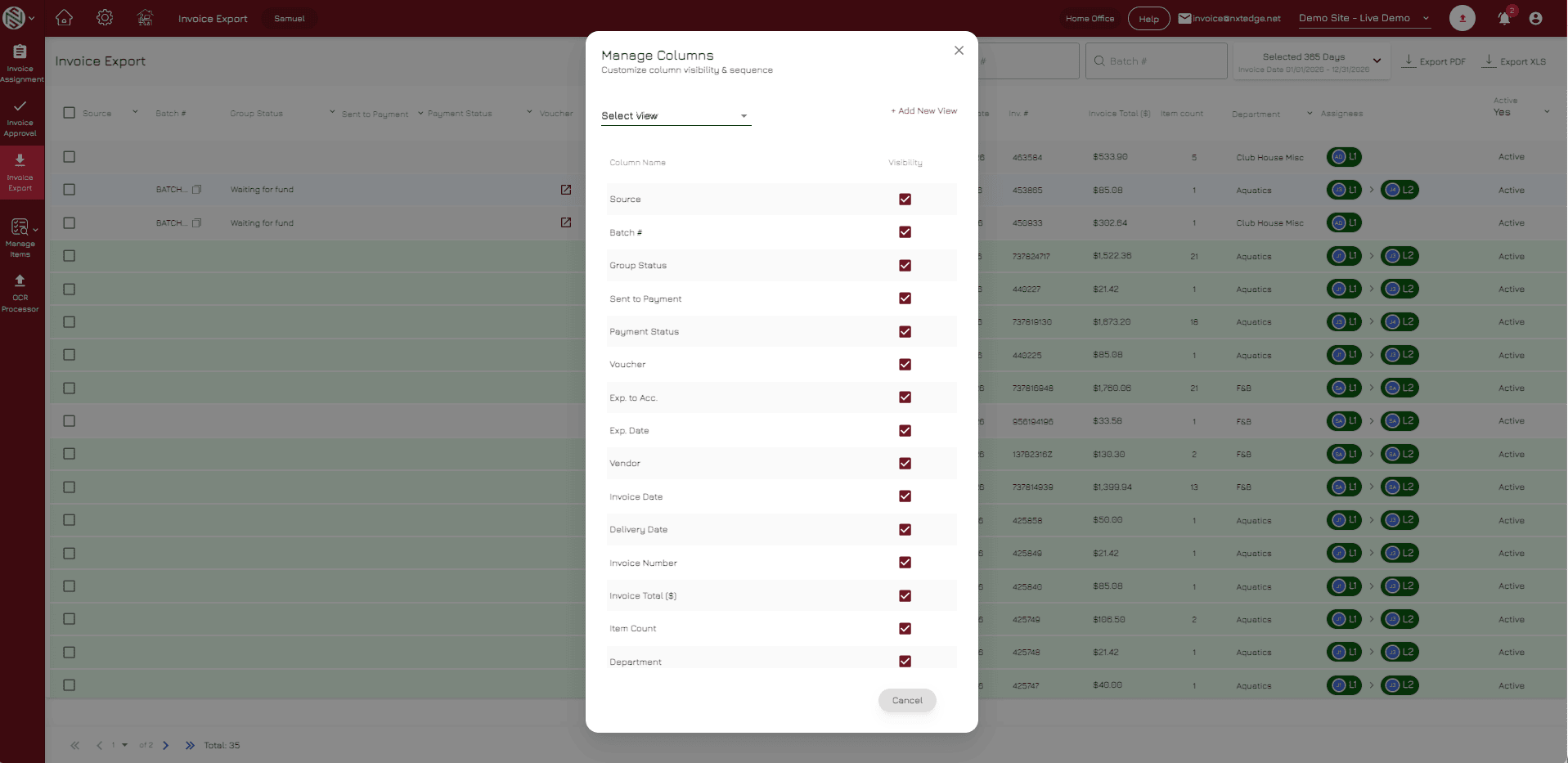 NxtEdge Keep Payment Status in Sync