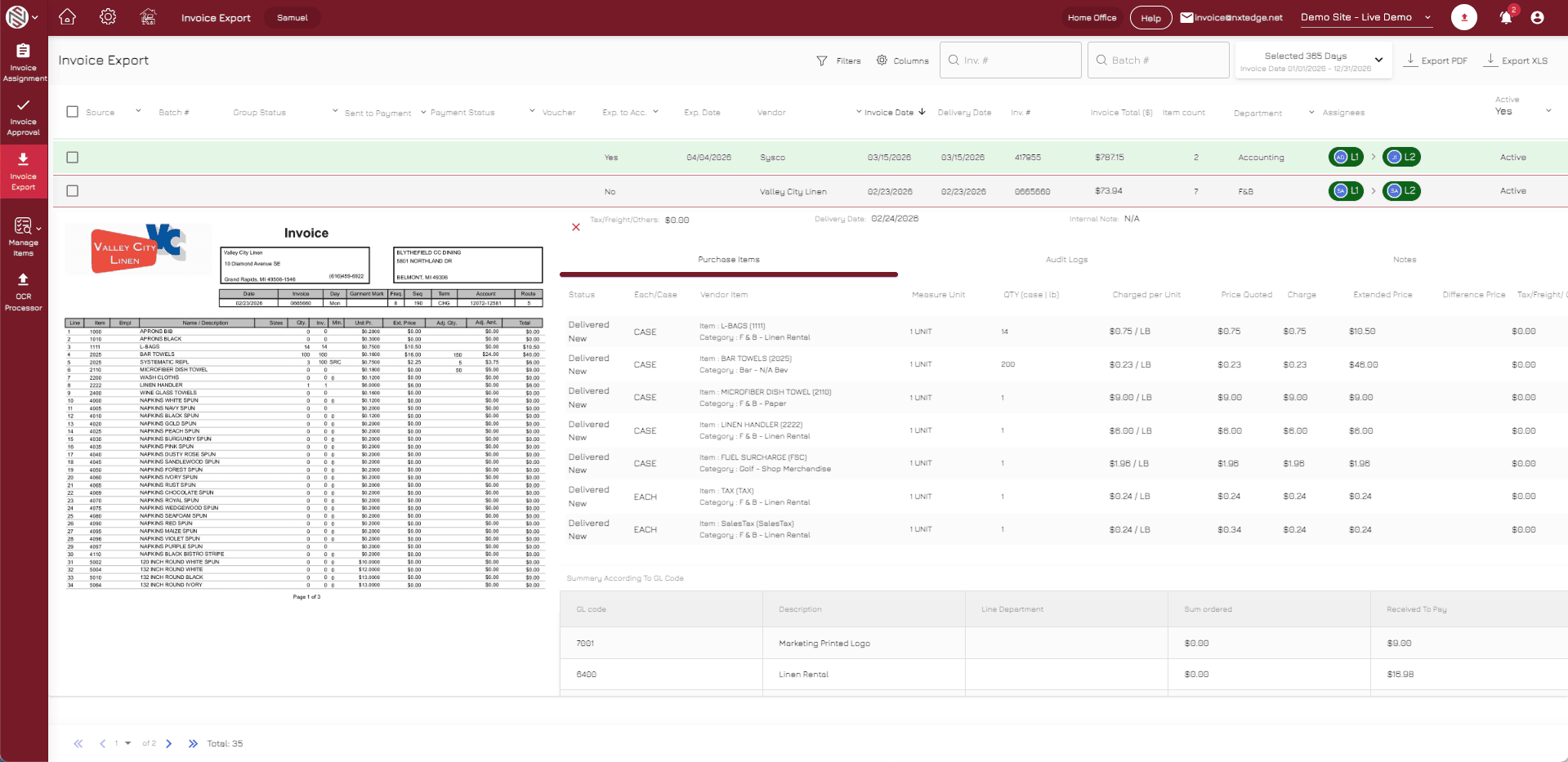 NxtEdge Clean Data Straight Into AP