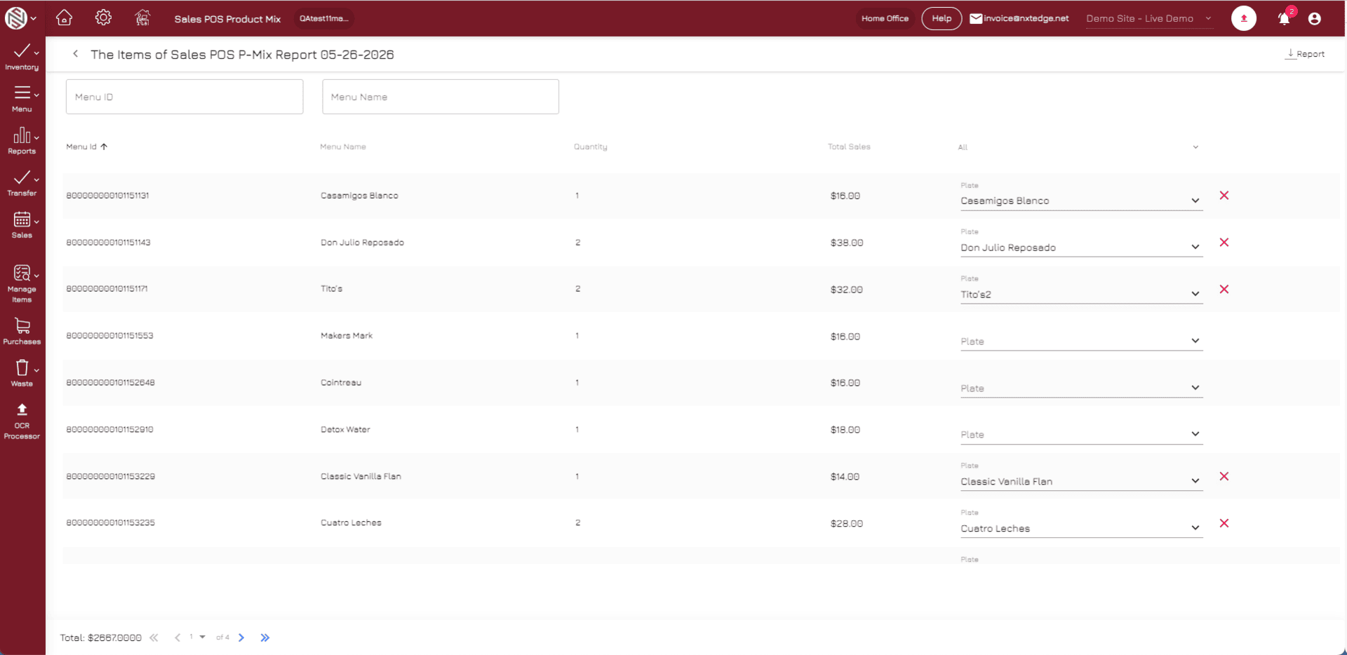 Menu Profitability & Food Cost Intelligence